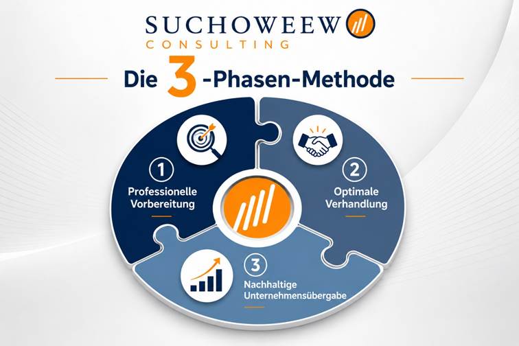 Versicherungsbestand verkaufen Suchoweew-Dreiphasenmethode 