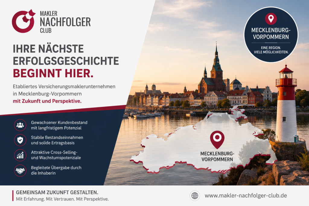 Maklerunternehmen im Mecklenburg-Vorpommern kaufen